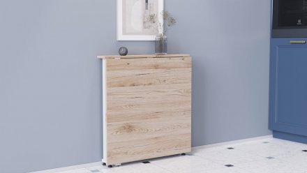 Стіл-книга трансформер Оріон 1 Ferrum-decor 750x810x730 Білий метал ДСП Дуб Сан-Марино 16 мм (FRD-104605) Стіл-книга трансформер Оріон 1 Ferrum-decor 750x810x730 Білий метал ДСП Дуб Сан-Марино 16 мм (FRD-104605)