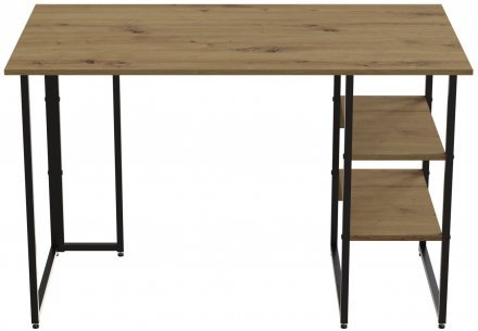Комп'ютерний стіл Ferrum-decor Кевін 75x100x60 чорний ДСП Дуб Артізан 32мм (FRD-106835)