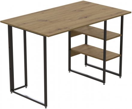 Комп'ютерний стіл Ferrum-decor Кевін 75x100x60 чорний ДСП Дуб Артізан 32мм (FRD-106835)