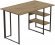 Комп'ютерний стіл Ferrum-decor Кевін 75x100x60 чорний ДСП Дуб Артізан 32мм (FRD-106835)