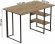 Комп'ютерний стіл Ferrum-decor Кевін 75x100x60 чорний ДСП Дуб Артізан 32мм (FRD-106835)