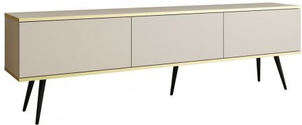 Тумба під телевізор Perfect Home Оро / Oro 3-дверна з чорними ніжками RTV175 Бежевий (PFH-091337) Тумба під телевізор Perfect Home Оро / Oro 3-дверна з чорними ніжками RTV175 Бежевий (PFH-091337)