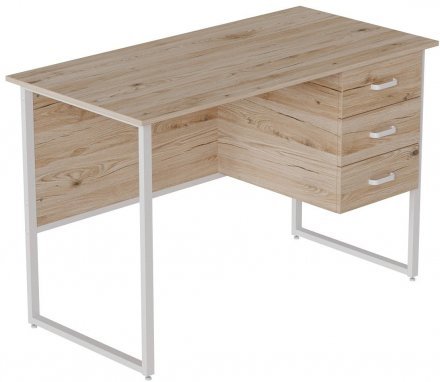Комп'ютерний стіл Ferrum-decor Гаррі 75x140x60 білий ДСП Дуб Сан-Марино 16мм (FRD-104063) Комп'ютерний стіл Ferrum-decor Гаррі 75x140x60 білий ДСП Дуб Сан-Марино 16мм (FRD-104063)