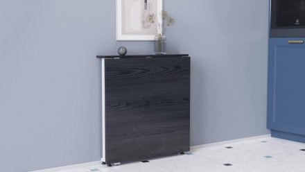 Стіл-книга трансформер Оріон 1 Ferrum-decor 750x810x730 Білий метал ДСП Сосна Кембра 16 мм (FRD-104606)