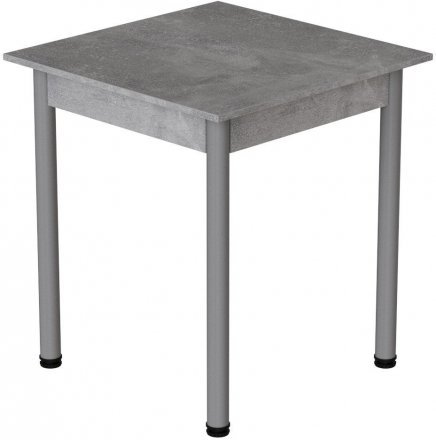 Стіл кухонний Ferrum-decor Агата 75x90x90 Сірий ДСП Бетон 16мм (FRD-105562)