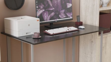 Комп'ютерний стіл Ferrum-decor Ханна 75x120x60 сірий ДСП Сосна Кембра 16мм (FRD-101405)