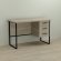 Письмовий стіл Ferrum-decor Гаррі 76x120x70 чорний ДСП Дуб Сонома 32мм (FRD-103557)