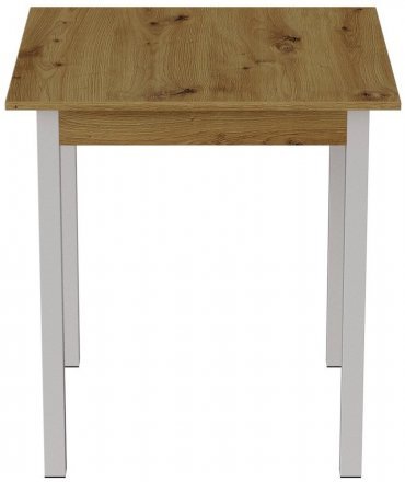 Стіл кухонний Ferrum-decor Дієго 75x70x70 Білий ДСП Дуб Артизан 16мм (FRD-105705)