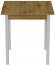 Стіл кухонний Ferrum-decor Дієго 75x70x70 Білий ДСП Дуб Артизан 16мм (FRD-105705)
