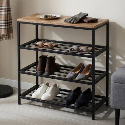 Полиця для взуття Слайм 3 Ferrum-decor 635x630x260 Чорний метал ДСП Дуб Сан-Маріно 16 мм (FRD-106837) Полиця для взуття Слайм 3 Ferrum-decor 635x630x260 Чорний метал ДСП Дуб Сан-Маріно 16 мм (FRD-106837)