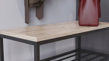 Полиця для взуття Слайм 3 Ferrum-decor 635x630x260 Чорний метал ДСП Дуб Сан-Маріно 16 мм (FRD-106837) Полиця для взуття Слайм 3 Ferrum-decor 635x630x260 Чорний метал ДСП Дуб Сан-Маріно 16 мм (FRD-106837)