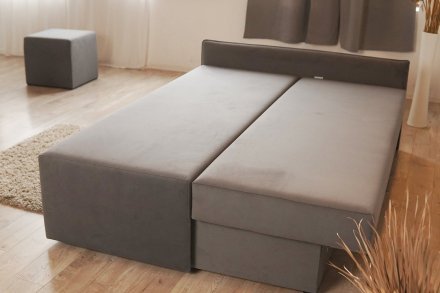 Кутовий диван ортопедичний iSmart MORRO Maxi єврокнижка 205x149 см (матрац Silver) світло-бежевий Laura 2 (ISM-051364)