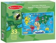 Напольний пазл Мапа Миру 33 елементи MD10446 Напольний пазл Мапа Миру 33 елементи MD10446