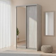 Шафа- купе Doros Сити Лайт Сосна Натті 1 ДСП / 1 зеркало 120х45х225 (DRS-011956)