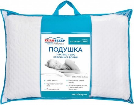 Подушка Latex Gel Classic 60х40х12 см