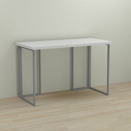 Письмовий стіл Ferrum-decor Ханна 76x120x60 сірий ДСП Біле 32мм (FRD-101406)