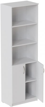 Шафа Анжело Ferrum-decor на 5 полиць з 2 дверима 1900x600x380 ДСП Біле 16 мм (FRD-104995)