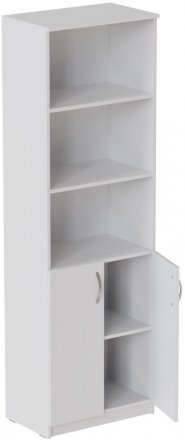 Шафа Анжело Ferrum-decor на 5 полиць з 2 дверима 1900x600x380 ДСП Біле 16 мм (FRD-104995) Шафа Анжело Ferrum-decor на 5 полиць з 2 дверима 1900x600x380 ДСП Біле 16 мм (FRD-104995)