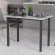 Стіл універсальний Knap Ferrum-decor 750x1200x600 Чорний метал ДСП Білий 16 мм (FRD-106346) Стіл універсальний Knap Ferrum-decor 750x1200x600 Чорний метал ДСП Білий 16 мм (FRD-106346)