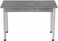Стіл кухонний Ferrum-decor Беніта 75x120x60 Білий ДСП Бетон 16мм (FRD-105564)