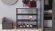 Полиця для взуття Слайм 3 Ferrum-decor 635x630x260 Чорний метал ДСП Бетон 16 мм (FRD-106838)