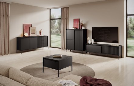 Стіл журнальний Perfect Home Сенсо / Senso 68 Чорний (PFH-091139)