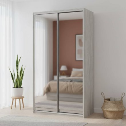 Шафа-купе Doros Сити Лайт Сосна Натті 2 Дзеркала 120х45х225 (DRS-011957) Шафа-купе Doros Сити Лайт Сосна Натті 2 Дзеркала 120х45х225 (DRS-011957)