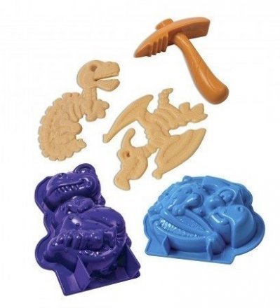 Набір піску для творчості Dino (Блакитний, Коричневий) 71415Dn