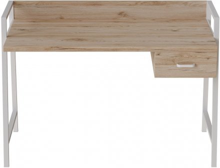 Письмовий стіл Ferrum-decor 750x1200x600 Білий метал ДСП Дуб Сан-Марино 32 мм (FRD-103458)