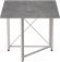 Стіл-книга трансформер Оріон 1 Ferrum-decor 750x810x730 Білий метал ДСП Бетон 16 мм (FRD-104610)