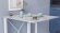 Стіл-книга трансформер Оріон 1 Ferrum-decor 750x810x730 Білий метал ДСП Бетон 16 мм (FRD-104610)