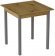Стіл кухонний Ferrum-decor Дієго 75x70x70 Сірий ДСП Дуб Артизан 16мм (FRD-105707)