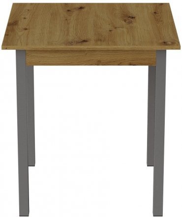 Стіл кухонний Ferrum-decor Дієго 75x70x70 Сірий ДСП Дуб Артизан 16мм (FRD-105707)