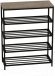 Полиця для взуття Слайм 4 Ferrum-decor 820x630x260 Чорний метал ДСП Дуб Сан-Маріно 16 мм (FRD-106839) Полиця для взуття Слайм 4 Ferrum-decor 820x630x260 Чорний метал ДСП Дуб Сан-Маріно 16 мм (FRD-106839)