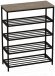 Полиця для взуття Слайм 4 Ferrum-decor 820x630x260 Чорний метал ДСП Дуб Сан-Маріно 16 мм (FRD-106839) Полиця для взуття Слайм 4 Ferrum-decor 820x630x260 Чорний метал ДСП Дуб Сан-Маріно 16 мм (FRD-106839)