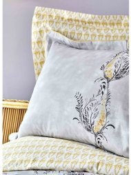 Набір постіль з пледом Veronica gri 2020-1 сірий євро 200х220 см