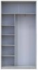 Шафа-купе Doros Сити Лайт Сосна Натті 2 ДСП 120х45х225 (DRS-011958)