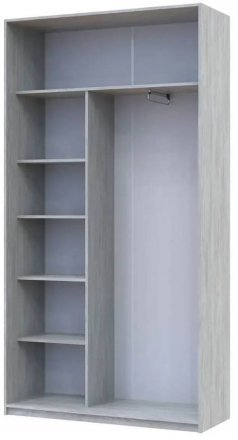 Шафа-купе Doros Сити Лайт Сосна Натті 2 ДСП 120х45х225 (DRS-011958)