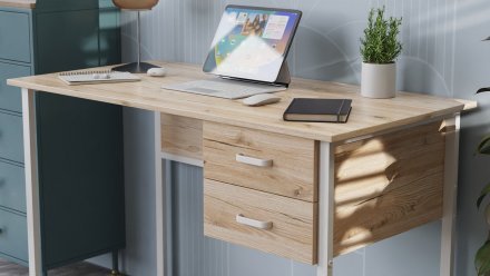 Комп'ютерний стіл Ferrum-decor Дакота 75x140x60 сірий ДСП Сан-Марино 16мм (FRD-102323) Комп'ютерний стіл Ferrum-decor Дакота 75x140x60 сірий ДСП Сан-Марино 16мм (FRD-102323)