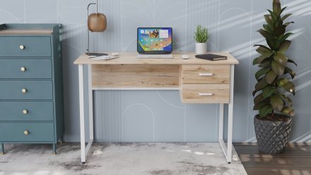 Комп'ютерний стіл Ferrum-decor Дакота 75x140x60 сірий ДСП Сан-Марино 16мм (FRD-102323) Комп'ютерний стіл Ferrum-decor Дакота 75x140x60 сірий ДСП Сан-Марино 16мм (FRD-102323)