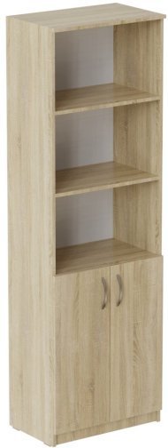 Шафа Анжело Ferrum-decor на 5 полиць з 2 дверима 1900x600x380 ДСП Дуб Сонома 16 мм (FRD-104998)
