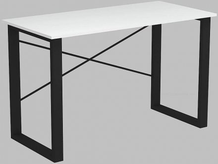 Письмовий стіл Ferrum-decor Драйв 750x1200x600 Чорний метал ДСП Біле 16 мм (FRD-103108) Письмовий стіл Ferrum-decor Драйв 750x1200x600 Чорний метал ДСП Біле 16 мм (FRD-103108)