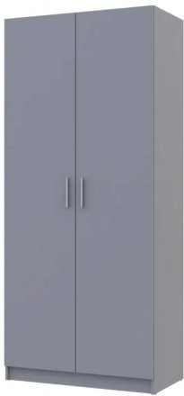 Шафа для одягу Doros Промо Сірий 2 ДСП 90х48х204 (DRS-011625)
