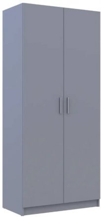 Шафа для одягу Doros Промо Сірий 2 ДСП 90х48х204 (DRS-011625)