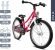 Двоколісний велосипед Cyke 18-1 Alu 4404 berry