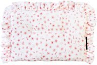Подушка з рюшами бамбукова 20х30 см Pink Flowers lullalove-0666