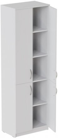 Шафа Анжело Ferrum-decor на 5 полиць з 4 дверима 1900x600x380 ДСП Біле 16 мм (FRD-105001)