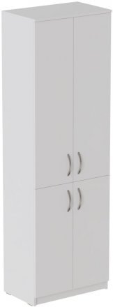 Шафа Анжело Ferrum-decor на 5 полиць з 4 дверима 1900x600x380 ДСП Біле 16 мм (FRD-105001)