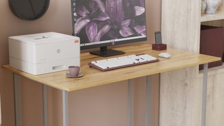 Комп'ютерний стіл Ferrum-decor Ханна 75x100x60 сірий ДСП Дуб Артизан 32мм (FRD-106206) Комп'ютерний стіл Ferrum-decor Ханна 75x100x60 сірий ДСП Дуб Артизан 32мм (FRD-106206)