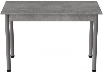 Стіл кухонний Ferrum-decor Беніта 75x120x70 Сірий ДСП Бетон 16мм (FRD-105568)